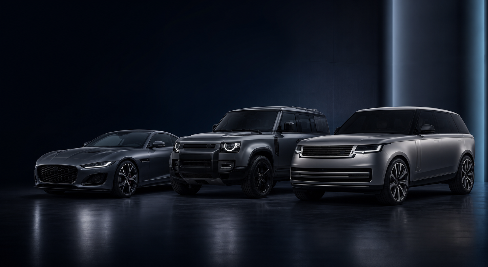 Popular Jaguar, Land Rover, and Range Rover vehicles for genuine parts sourcing