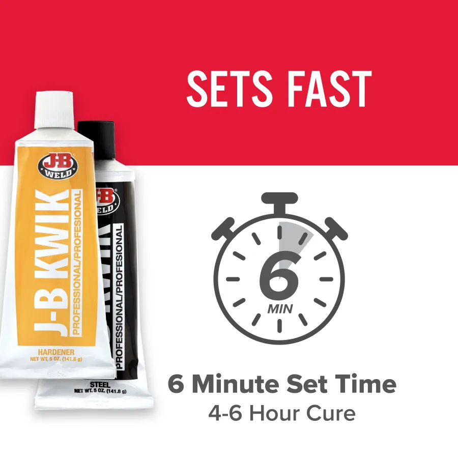 J-B Weld KwikWeld Two-Component Epoxy Adhesive 284g 8271 - J-B WELD - 8271 image 8