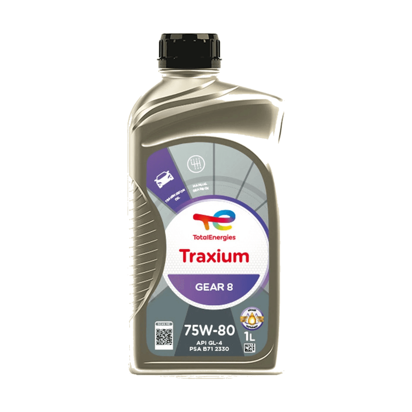 TotalEnergies Traxium Gear 8 75W-80 1L Manual Transmission Oil API GL-4 PSA B71 2330 - TotalEnergies - 214082