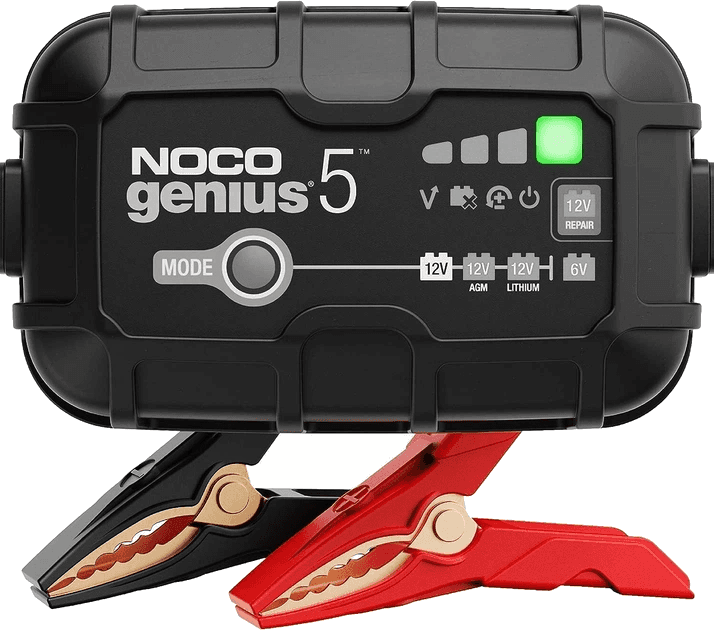 NOCO GENIUS5UK 5A 6V/12V Smart Battery Charger (AGM, GEL, Li-Ion) - Noco - GENIUS5UK image 1